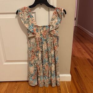 Speechless Floral Kids Dress - Multicolor